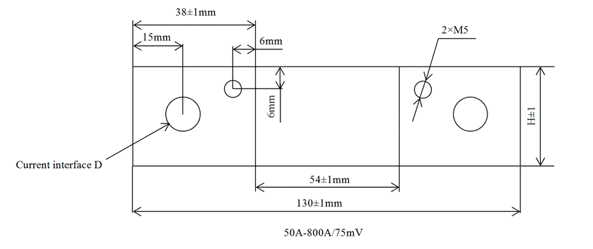大電流電子束焊精密分流器 (FLW) 50A-800A
