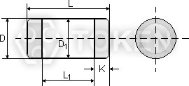 無感高頻晶圓 (RFM) 尺寸圖