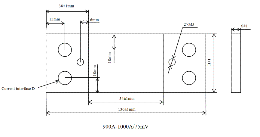 (FLW) Type (900A-1000A) Electron Beam Welding Shunt Resistors