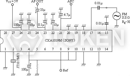 JTCV10.7MC1 测试电路图