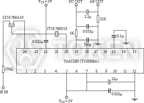 JT10.7MG18 测试电路图