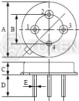 SAW (TO39-2) Dimensions