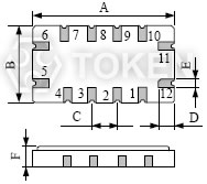 SAW (SMP-53) 尺寸圖