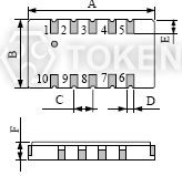 SAW (SMP-53-S) 尺寸圖