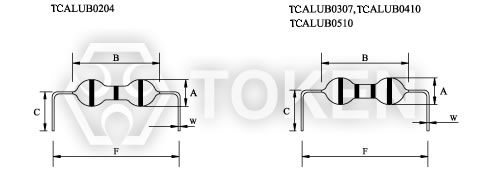 U Forming (TCAL) Dimensions