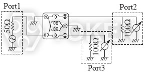SMD Balun Transformer (TCB5FL) Test Circuit