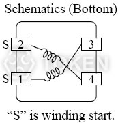 (TPSRH-125B) Winding Schematics