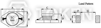 SMD Unshielded (TPU1813DHP) Dimensions