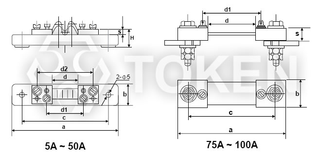 精密合金分流電阻器 FL-2 Type (5A-100A)