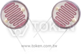 (PGM20**-PP) 20mm 塑盒封装 CdS光敏光照电阻器外观